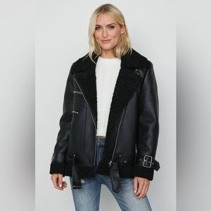 Steve Madden Black Leather Jacket